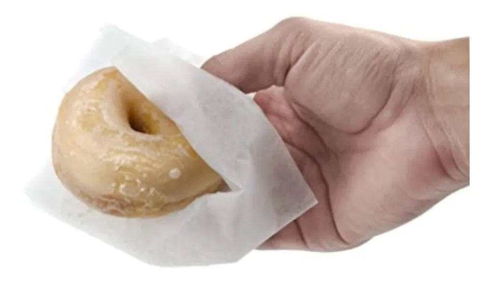 Papel encerado grado alimenticio interdoblado de 15x27 cm, 1,000 hojas para empacar alimentos, hornear y servir, con acabado encerado en ambas caras, ideal para restaurantes y la industria alimentaria