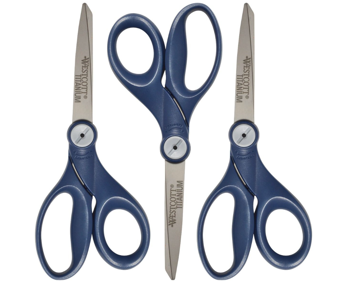 Set de 4 piezas: 2 tijeras de 8