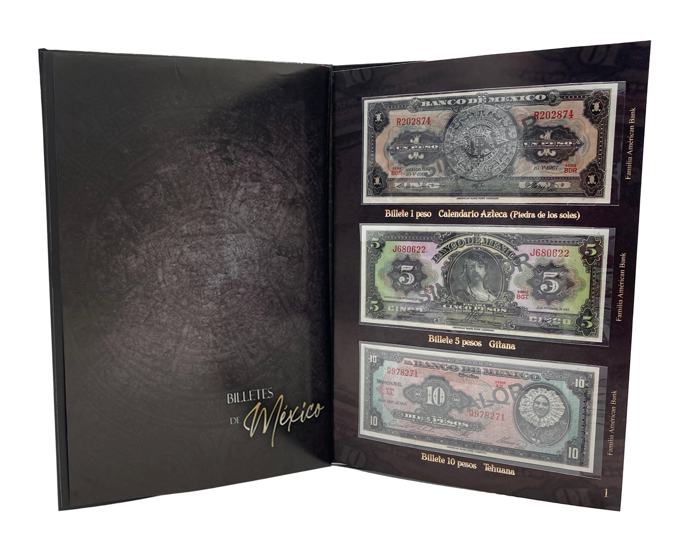 ALBUM 32 BILLETES MEXICO