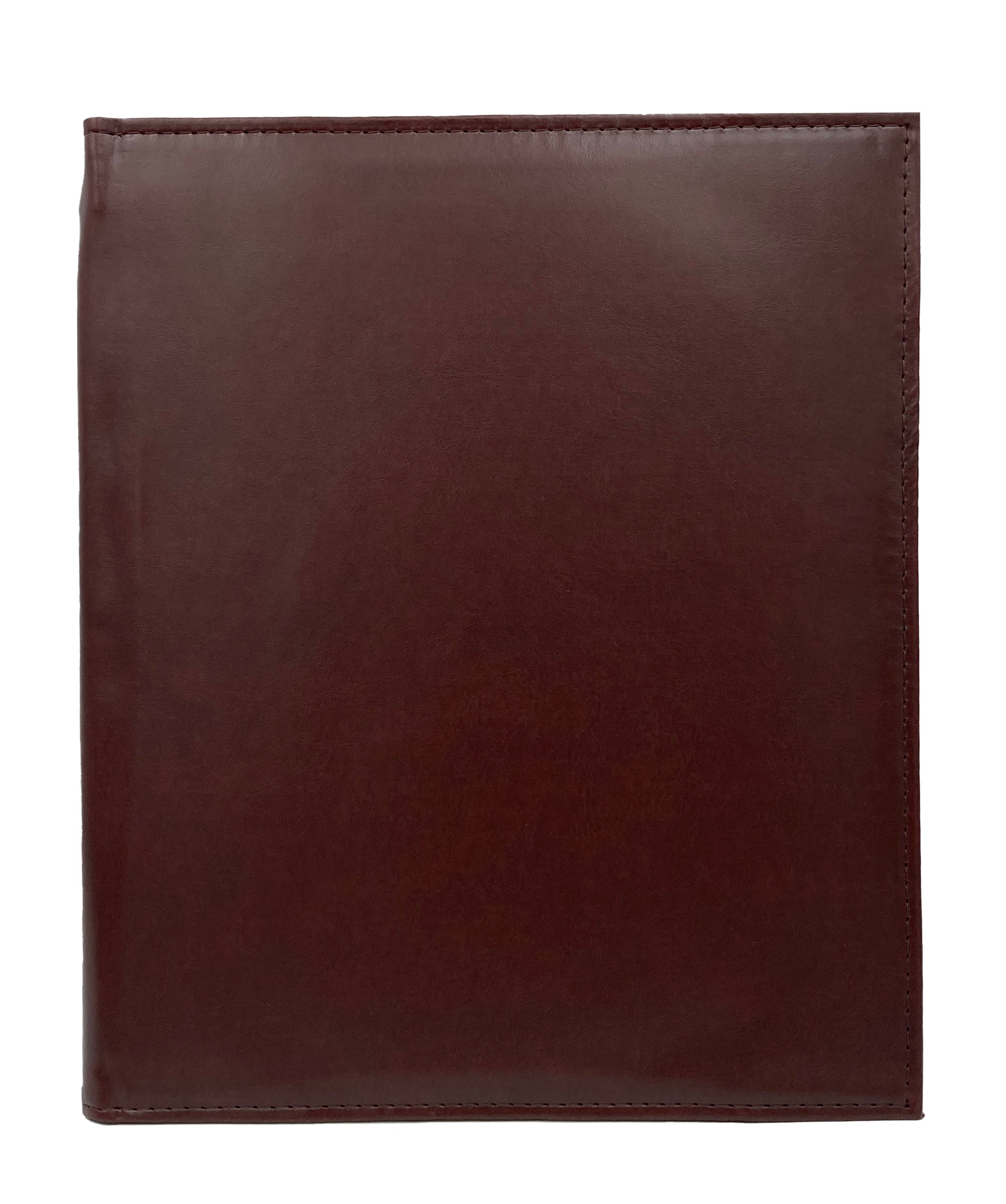 Porta Menú Carta en curpiel con interior de tela poliéster, ideal para restaurantes, cafeterías, hoteles y bares. Tamaño adecuado para hojas carta, con diseño acolchonado y resorte central. color miel. Personalización posible con grabado en seco, hot stamping, grabado láser y serigrafía.