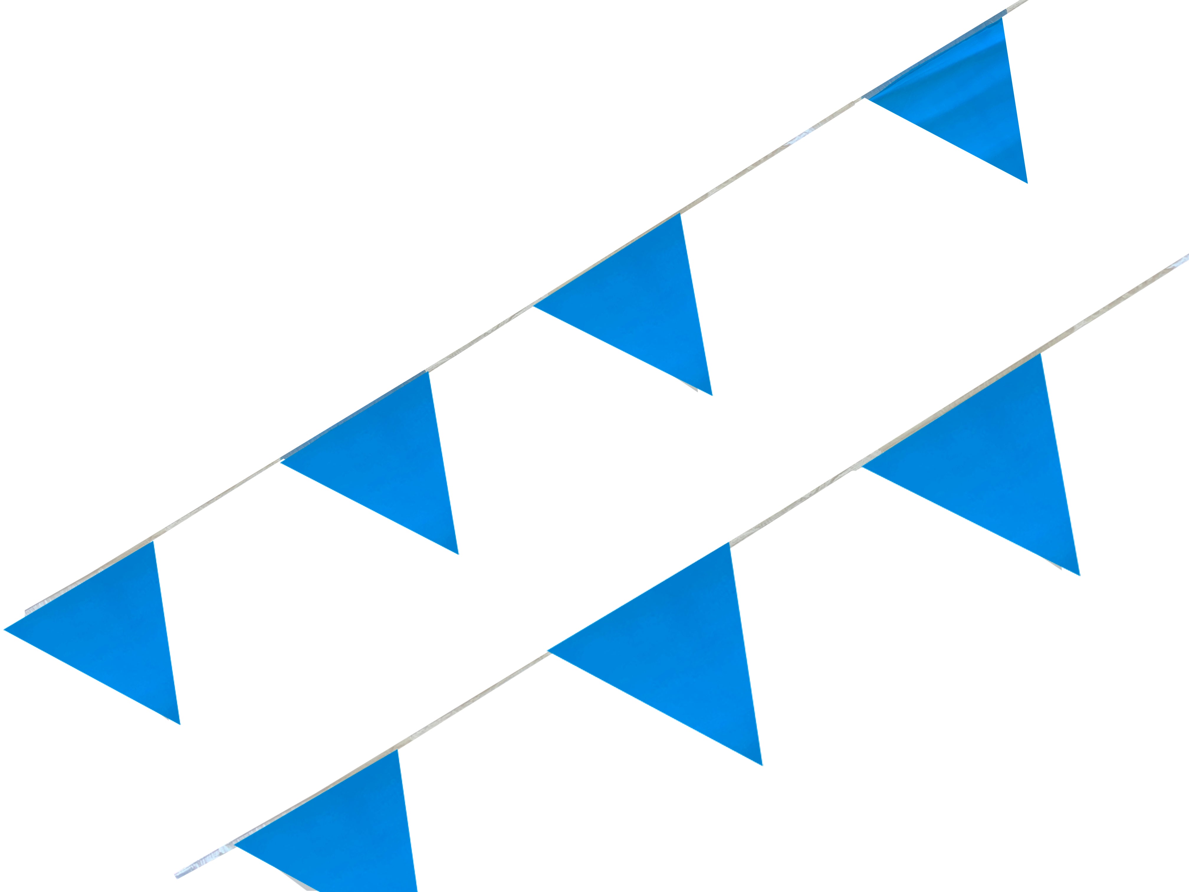 TIRA BANDERÍN AZUL CIELO 50 METROS