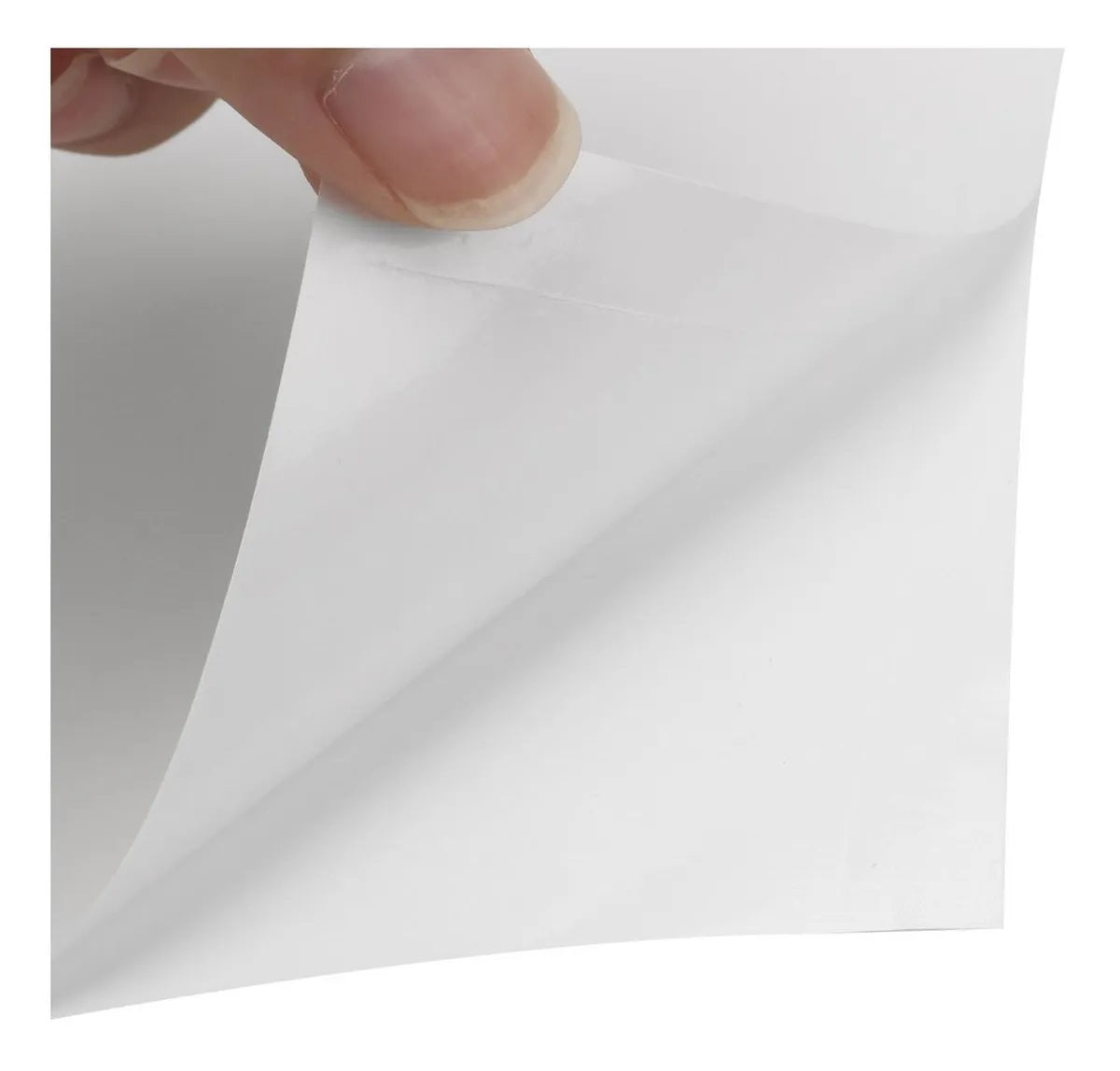 Hojas adhesivas A4 para imprimir etiquetas, con papel couche mate blanco de 80 gramos, ideal para impresoras láser y de inyección de tinta, para empaques y productos
