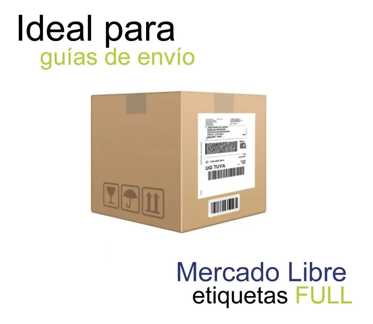 Hojas adhesivas A4 para imprimir etiquetas, con papel couche mate blanco de 80 gramos, ideal para impresoras láser y de inyección de tinta, para empaques y productos