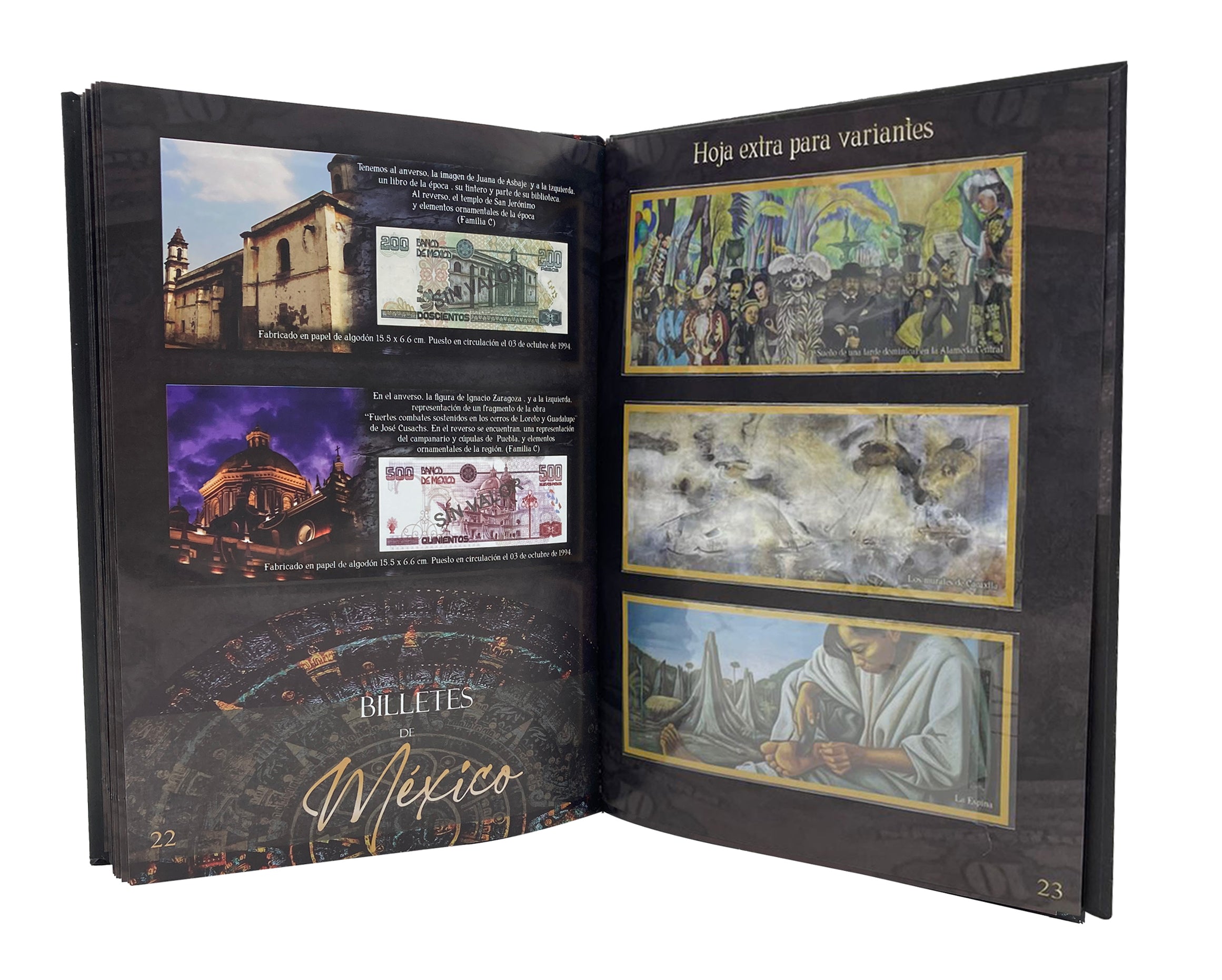 ALBUM 32 BILLETES MEXICO
