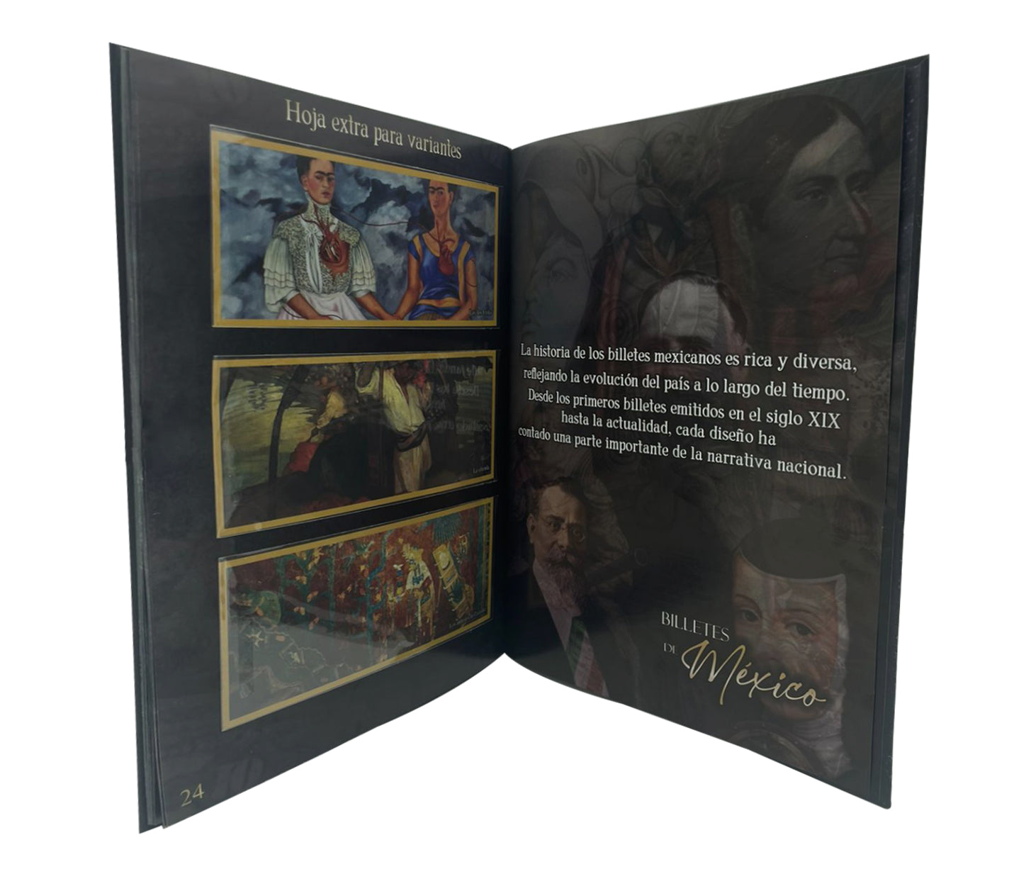 ALBUM 32 BILLETES MEXICO