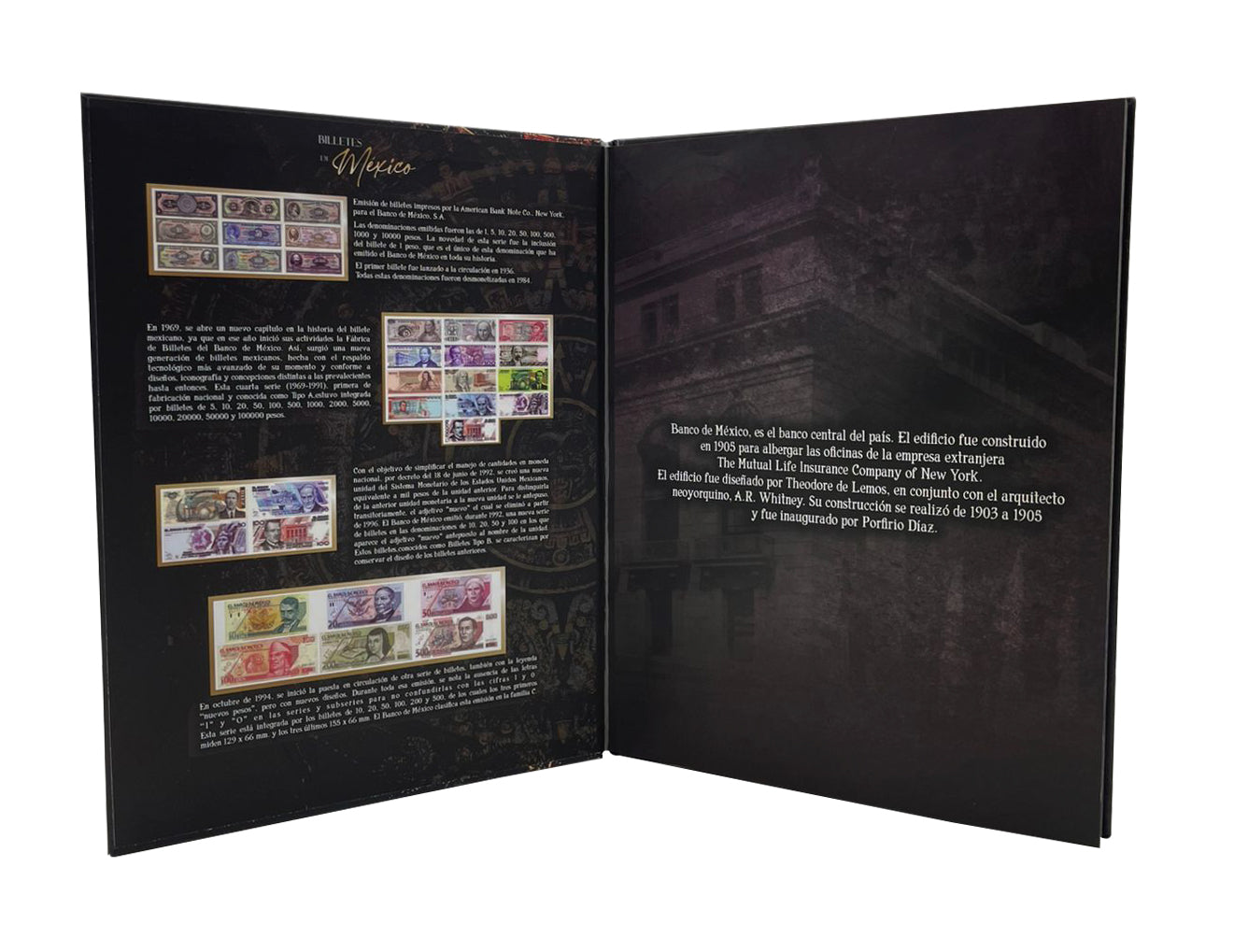 ALBUM 32 BILLETES MEXICO